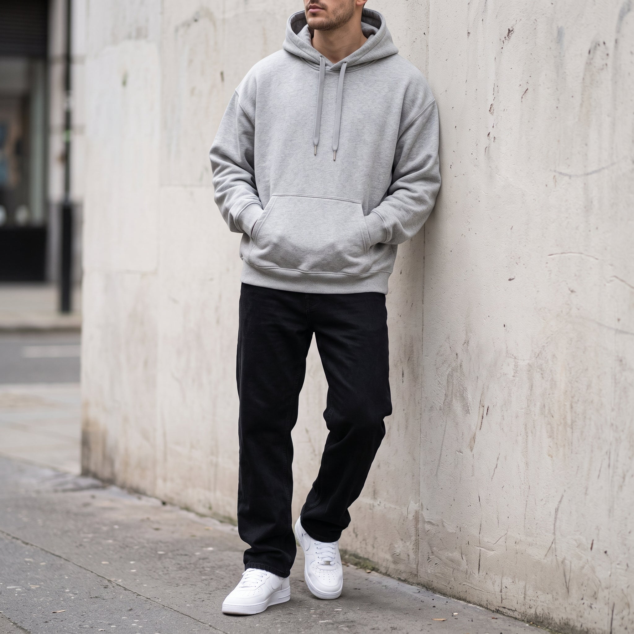 Men’s Drop-Shoulder Oversized Hoodie